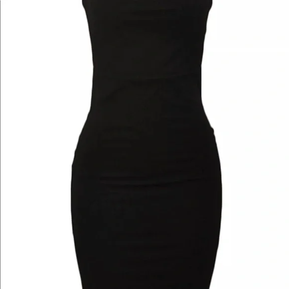 COPY - Black Halter midi dress - Picture 2 of 3